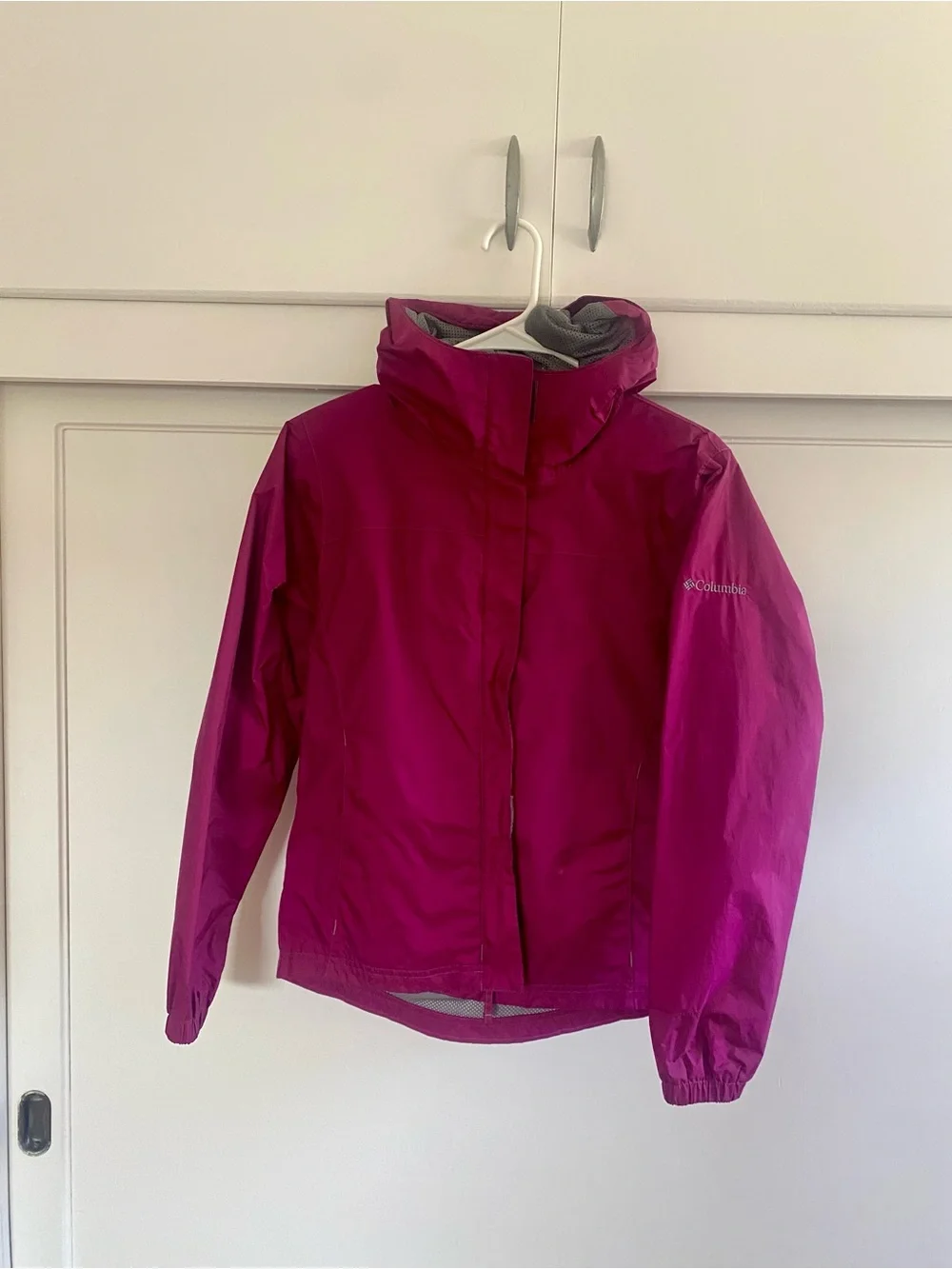 Columbia Girls Magenta Waterproof Jacket